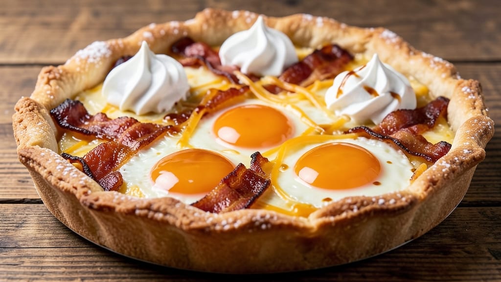 Bacon Egg and Cheese Pie Recipe: Flaky Pastry Crust With Smoky, Savory Layers
