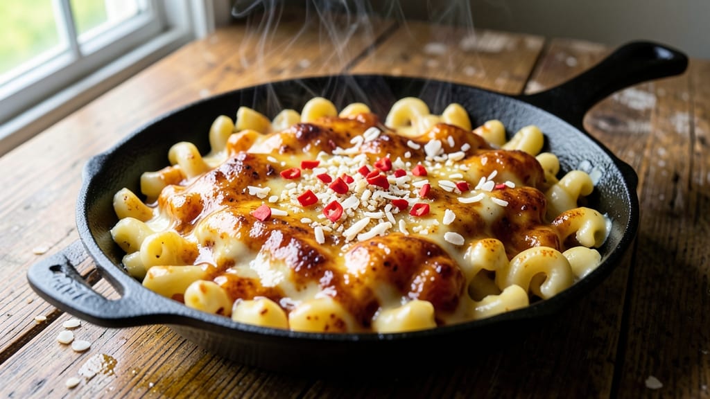 Bahamian Baked Mac and Cheese Recipe: Spicy Jerk-Inspired Crunch and Creamy Pull-Apart Magic