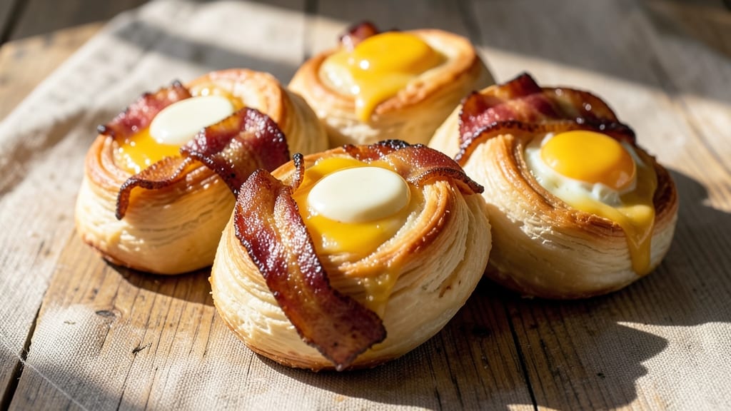 Bacon Egg Cheese Crescent Roll Recipe: Flaky Layers With Crispy Bacon Bites