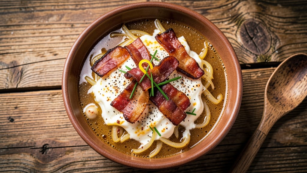 Bacon Cheese Soup Recipe: Smoky Bacon Bites and Velvety Cheddar Swirls