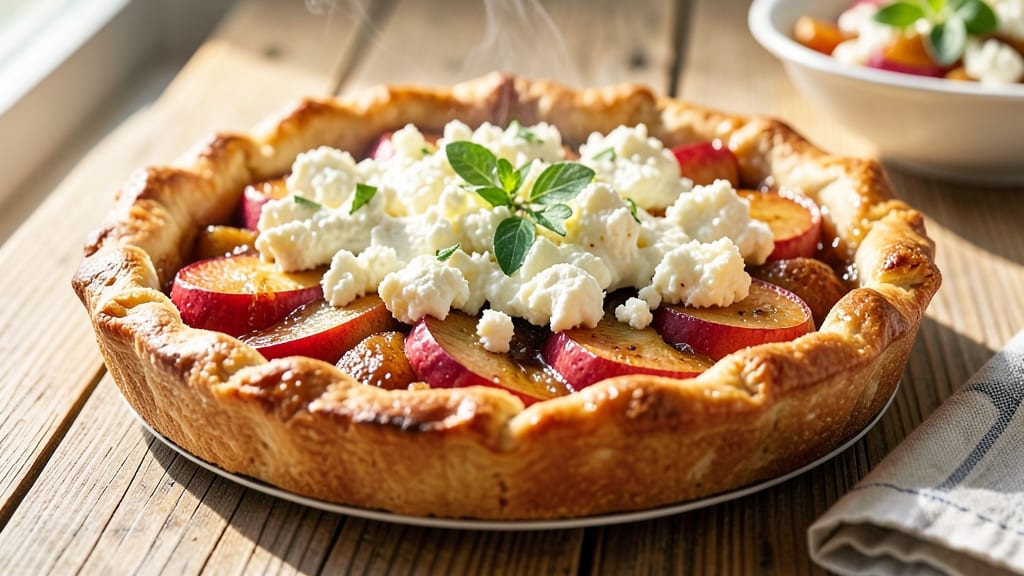 Apple Pie Goat Cheese Recipe: Tart-Sweet Swirl With Buttery Crust