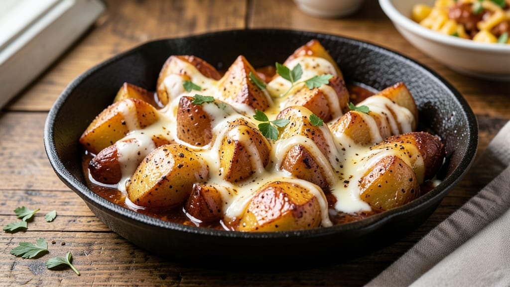 Bbq Cheese Potato Recipe: Smoky Crispy Top With Stretchy Cheese Pulls