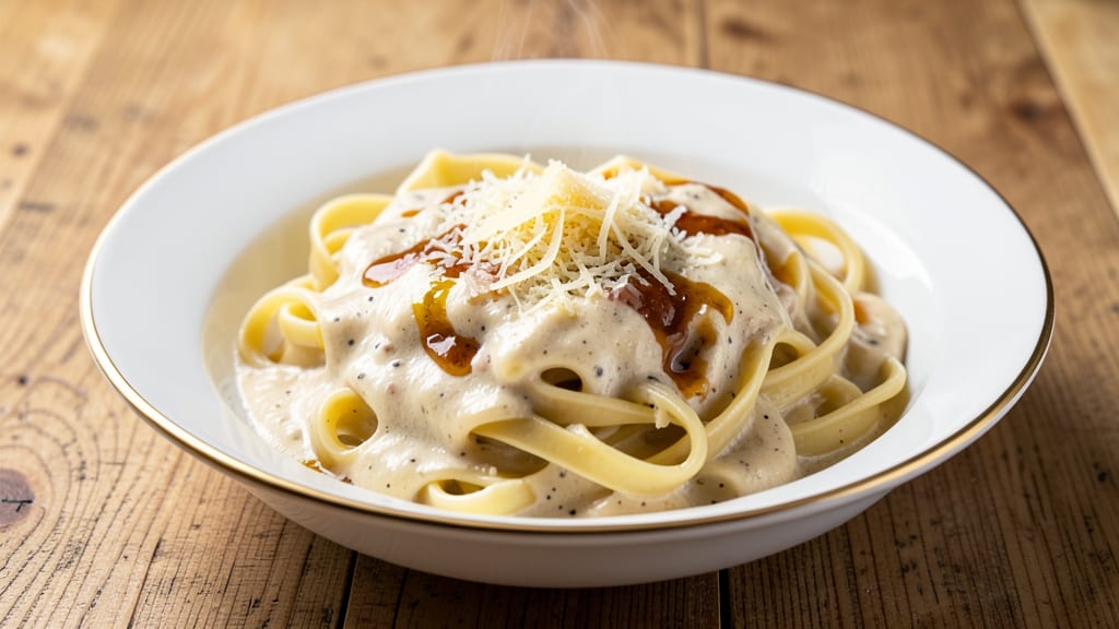 Alfredo Cheese Pasta Recipe: Creamy Parmesan Sauce With Al Dente Noodles