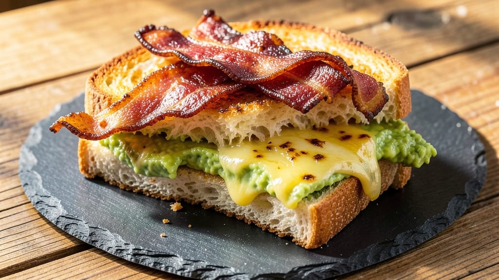 Bacon Avocado Grilled Cheese Recipe: Smoky Crunch Meets Creamy Avocado Layers