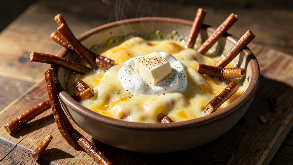 Auntie Anne's Pretzel Cheese Dip Recipe: Crunchy Top, Pull-Apart Magic