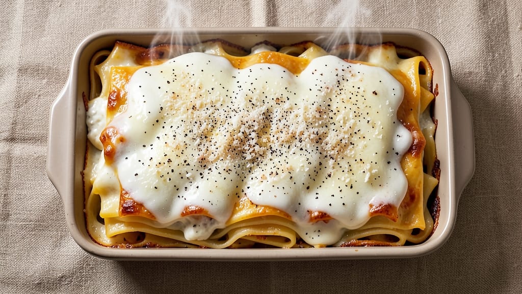 Barilla Cheese Lasagna Recipe: Pasta-Forward Layers With Crispy-Top Cheese Rivers