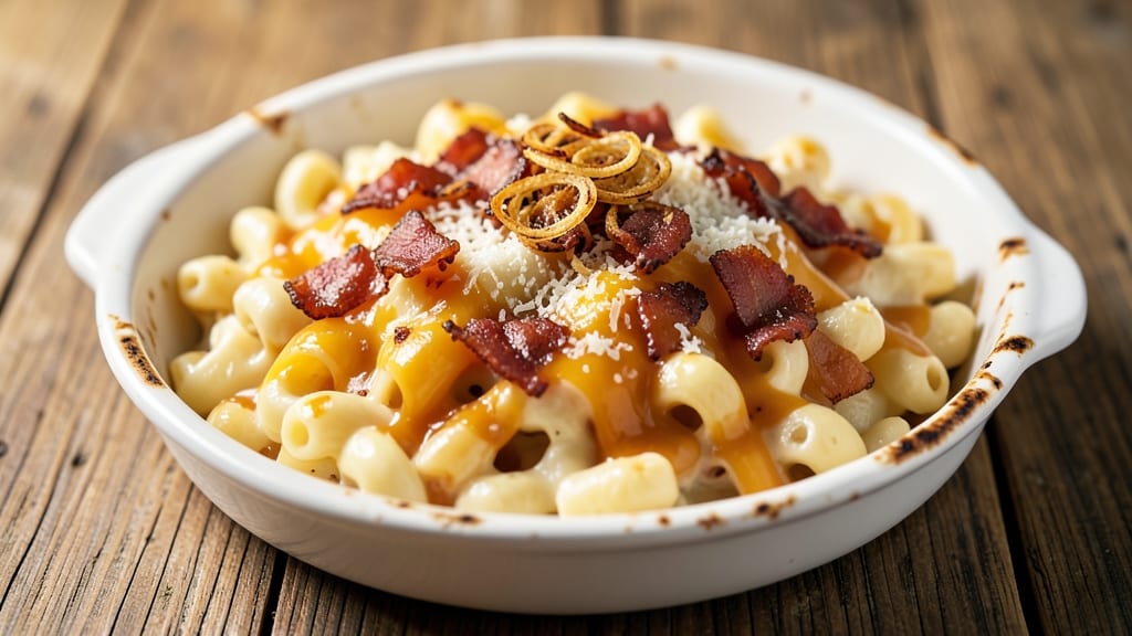 Anne Burrell's Mac and Cheese Recipe: Crispy-Baked Cheese Crust With Hidden Bacon Bits