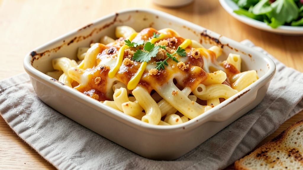 Air Fryer Mac and Cheese Recipe: Crispy Breadcrumbs, Melted Cheese Rivers