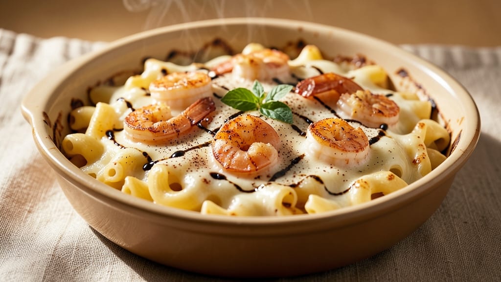 Baked Seafood Macaroni Cheese Recipe: Crispy Top Meets Ocean-Fresh Flavor Fusion