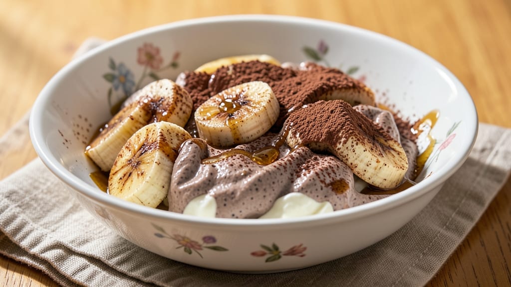 Banana Cottage Cheese Cocoa Powder Recipe: Rich Chocolate Swirl With Hidden Protein