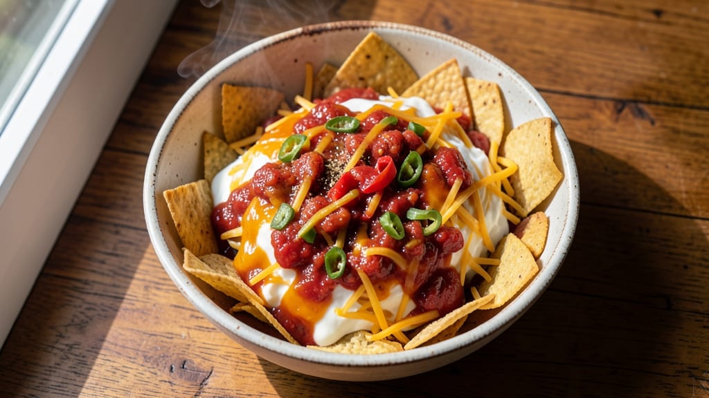 Auntie Anne's Hot Salsa Cheese Recipe: Crispy Tortilla Crunch Over Spicy Cheese Pulls