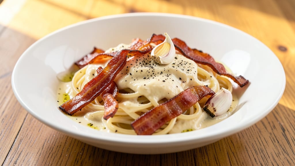 Bacon Cream Cheese Spaghetti Recipe: Smoky-Sweet Pork and Velvety Cheese Fusion