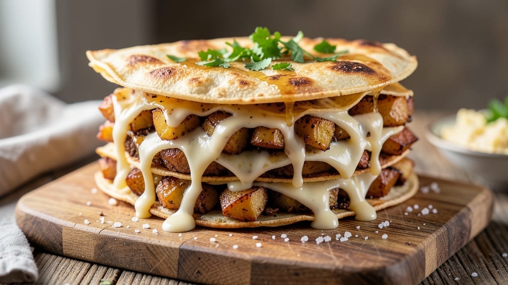 Aloo Cheese Sandwich Recipe: Crispy Paratha Wraps With Melted Cheese Filling