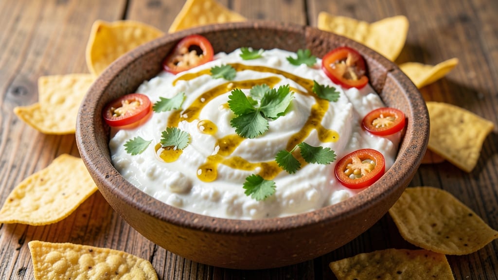 Authentic Mexican White Cheese Dip Recipe: Crispy Tortilla Hugs Warm Queso Fresco Magic