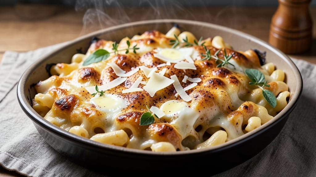 Baked Mac and Cheese Recipe: Crispy Top, Gooey Pull-Apart Magic in One Pan