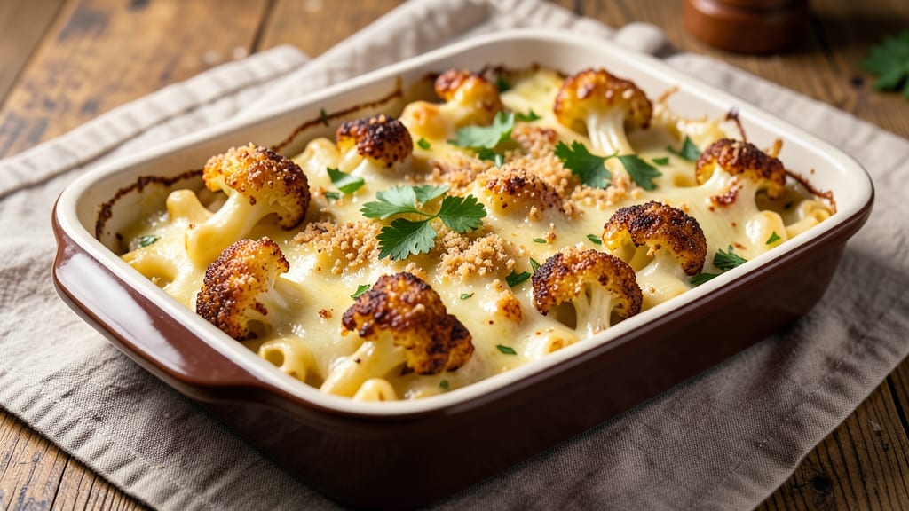 Baked Cauliflower Mac and Cheese Recipe: Crispy-Topped Veggie Boost for Classic Comfort