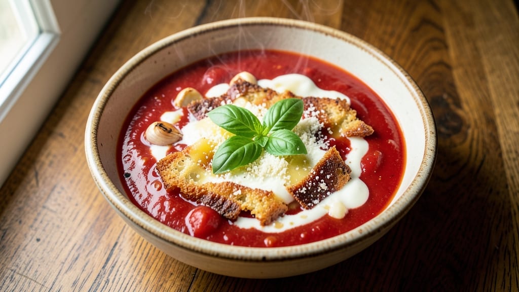 Baker's Crust Tomato Cheese Soup Recipe: Crusty Top, Creamy Core Magic