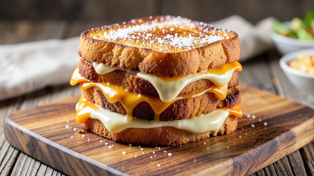 Air Fryer Toasted Cheese Sandwich Recipe: Crispy Bread Hugging Melty Cheese Rivers