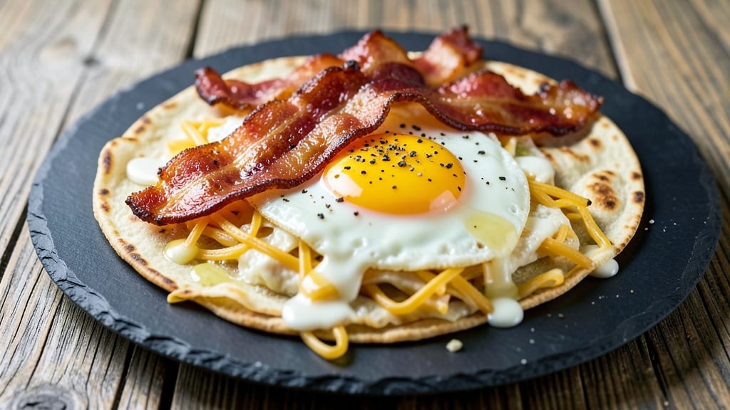 Bacon, Egg, and Cheese Wraps Recipe: Crispy Tortilla Hugs Smoky Breakfast Filling