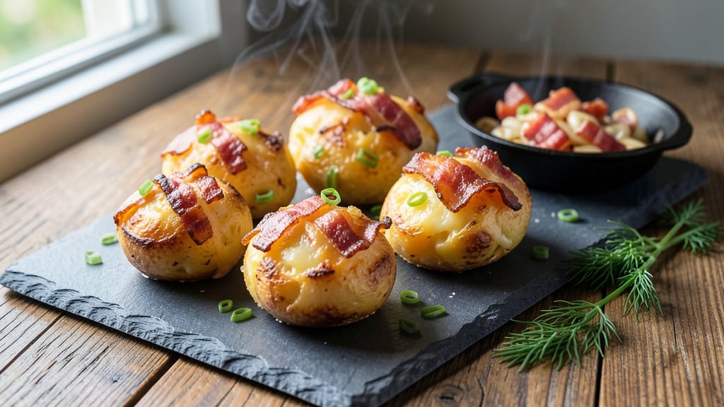 Baked Potato Cheese Balls Recipe: Crispy Shells With Cheesy Pull-Apart Magic