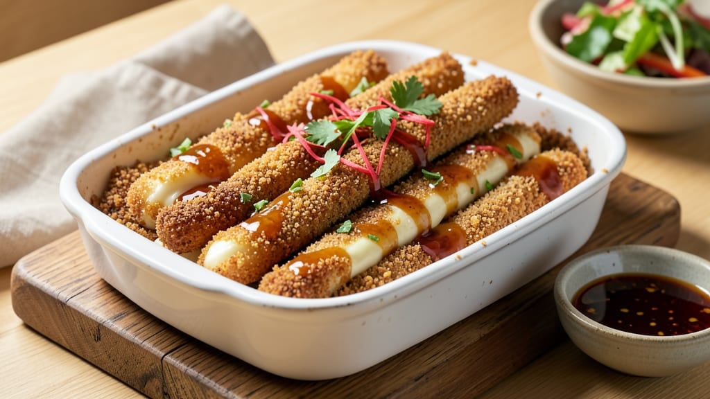 Baked Cheese Sticks Recipe Filipino Style: Crispy Edges and Edamame-Inspired Twist