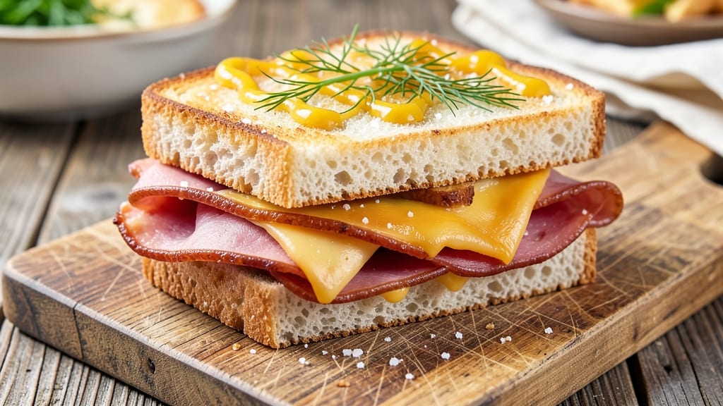 Baked Ham and Cheese Sandwich Recipe: Crispy-Golden Bites With Melty Perfection