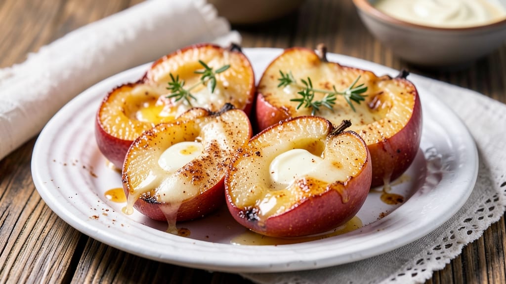 Baked Pears With Cheese Recipe: Caramelized Sweetness and Sharp Cheese Pairing