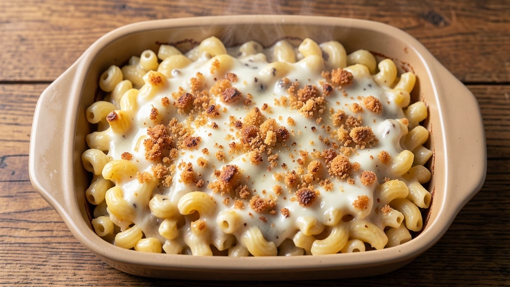 Baked Mac and Cheese Recipe with Cream of Mushroom Soup: Umami Depth and Crispy Top Magic