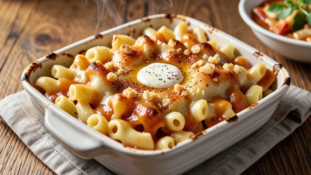Baked Cheddar Mac and Cheese Recipe: Crispy Top, Gooey Pull-Apart Layers