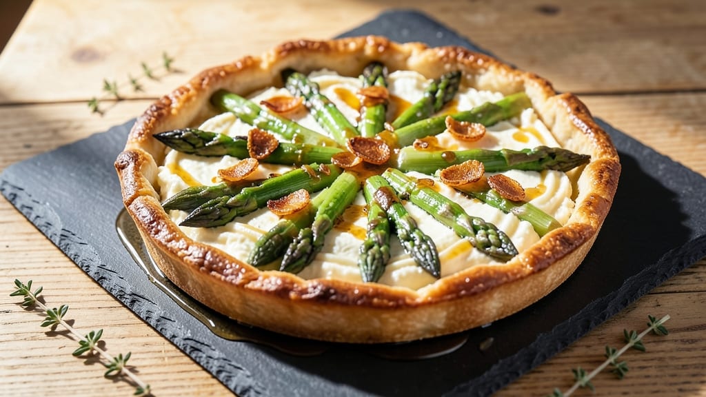 Asparagus Goat Cheese Tarts Recipe: Buttery Crust Meets Herb-Infused Freshness