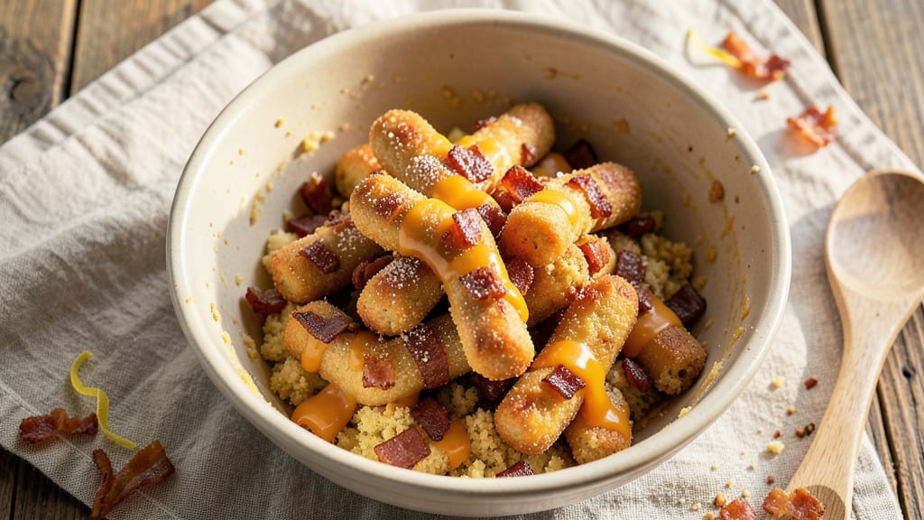 Bacon and Cheese Dog Treats Recipe: Crunchy Bites with Smoky-Salty Magic