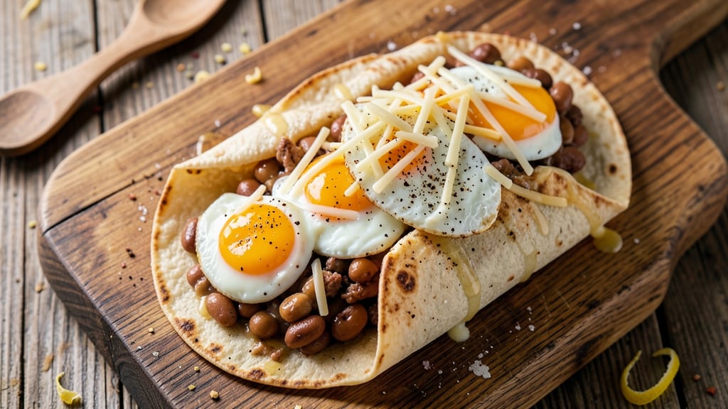 Baked Bean and Cheese Burritos Recipe: Crispy Tortilla Wraps With Gooey Cheddar Pulls