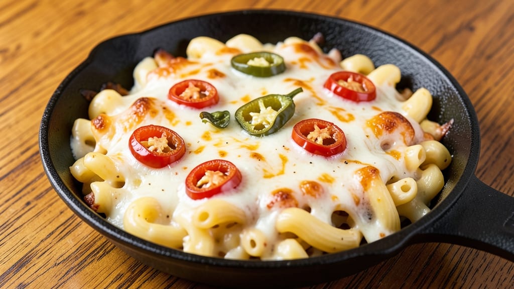Baked Jalapeño Mac and Cheese Recipe: Spicy Heat Meets Crispy Cheese Crust