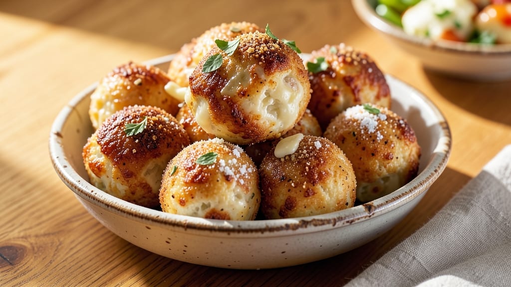 Authentic Cheese Balls Recipe: Texas Tavern Crunch With Gooey Cheddar Pulls