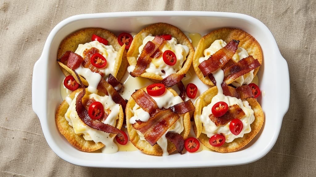 Bacon Pimento Cheese Bites Recipe: Crispy Tortilla Crunch with Smoky Cheese Pulls