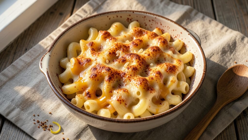 Baked Mac and Cheese Recipe with Cream of Chicken Soup: Crispy Top, Velvety Pulls in One Pan