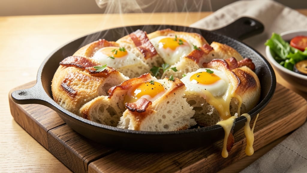 Bacon, Egg, and Cheese Monkey Bread Recipe: Crispy Pull-Apart Bites with Gooey Centers
