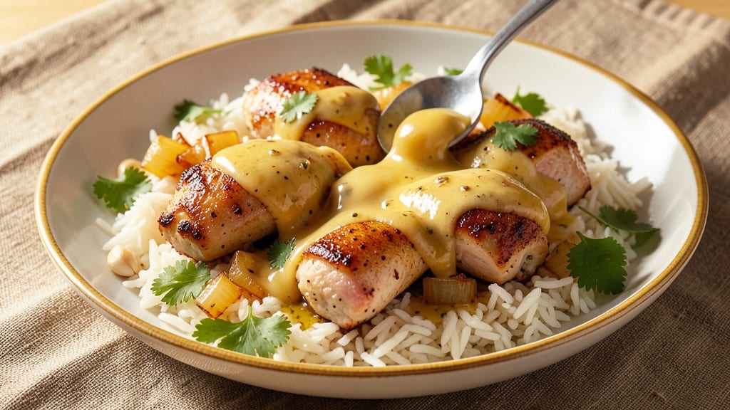 Arroz Con Pollo Cheese Sauce Recipe: Golden Crust, Gooey Pull-Apart Magic