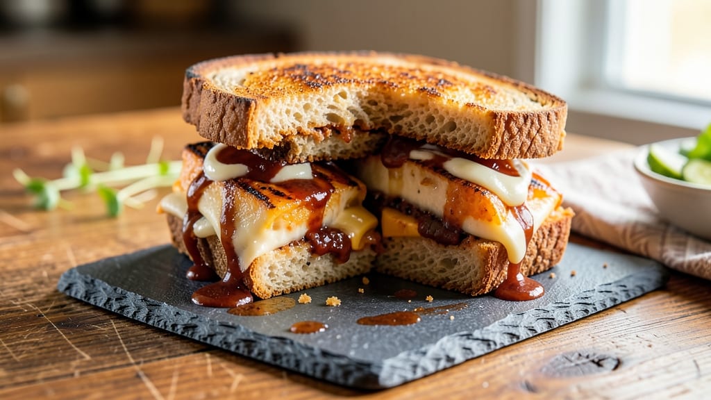 BBQ Grilled Cheese Sandwich Recipe: Smoky-Spiced Crunch Meets Melty Pull-Apart Magic