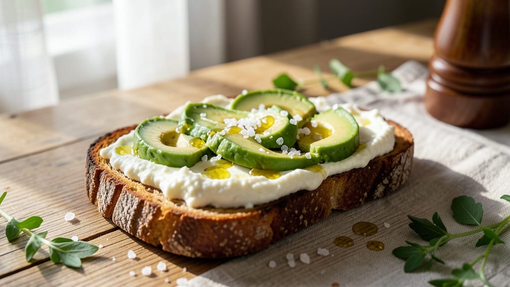 Avocado Cream Cheese Toast Recipe: Bright Green Freshness With Creamy Swirls