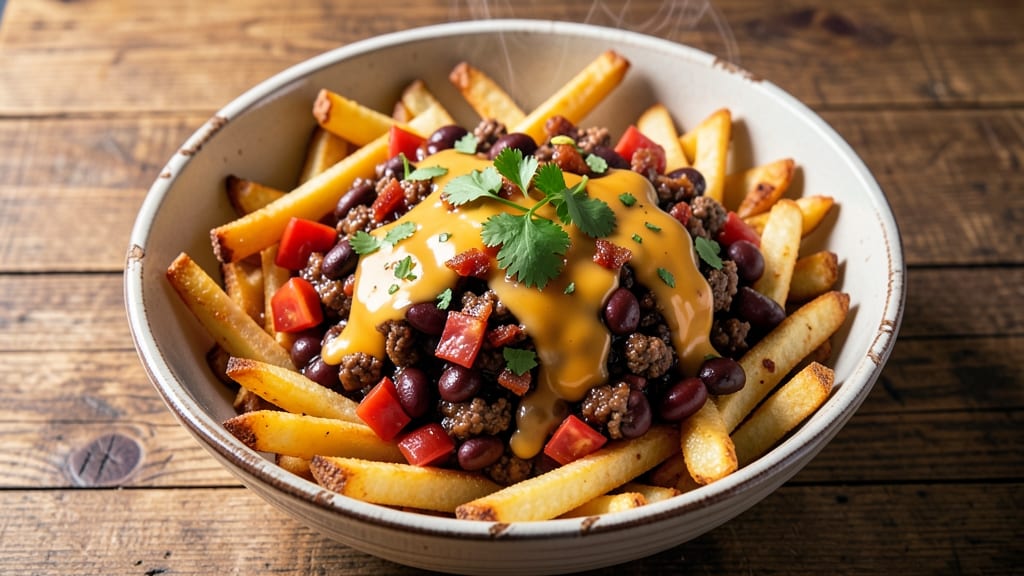 Bacon Chili Cheese Fries Recipe: Crispy Bites with Smoky Chili and Triple Cheese Pulls