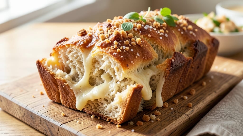 Asiago Cheese Bread Panera Recipe: Golden Crust With Pull-Apart Cheese Rivers