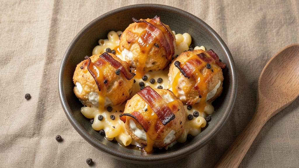 Bacon Mac and Cheese Balls Recipe: Crispy Bites Stuffed With Smoky Cheddar Pulls