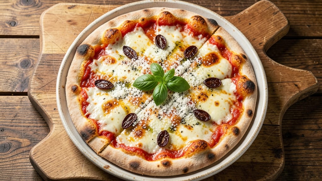 7 Cheese Pizza Recipe: Layered Gooey Streaks and Crispy Crust