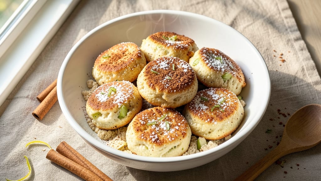 Apple Cinnamon Cottage Cheese Fritters Recipe: Warm Spiced Bites With Crispy Edges