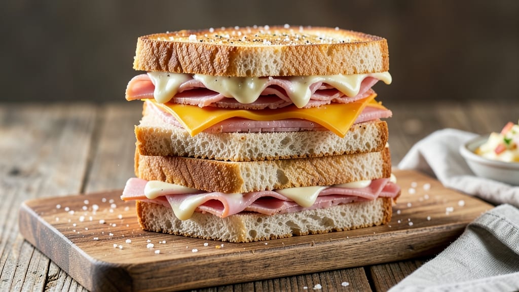 Baked Ham and Cheese Party Sandwiches Recipe: Crowd-Pleasing Crispy-Topped Bites