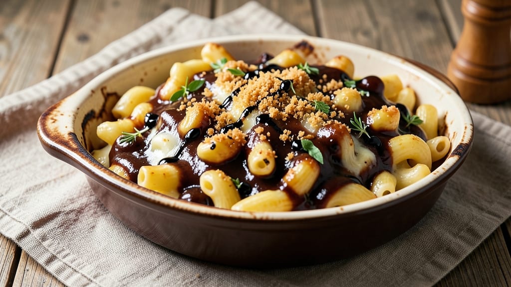 Baked Mac and Cheese Black Recipe: Smoky Cheddar Crunch With Charred Breadcrumbs