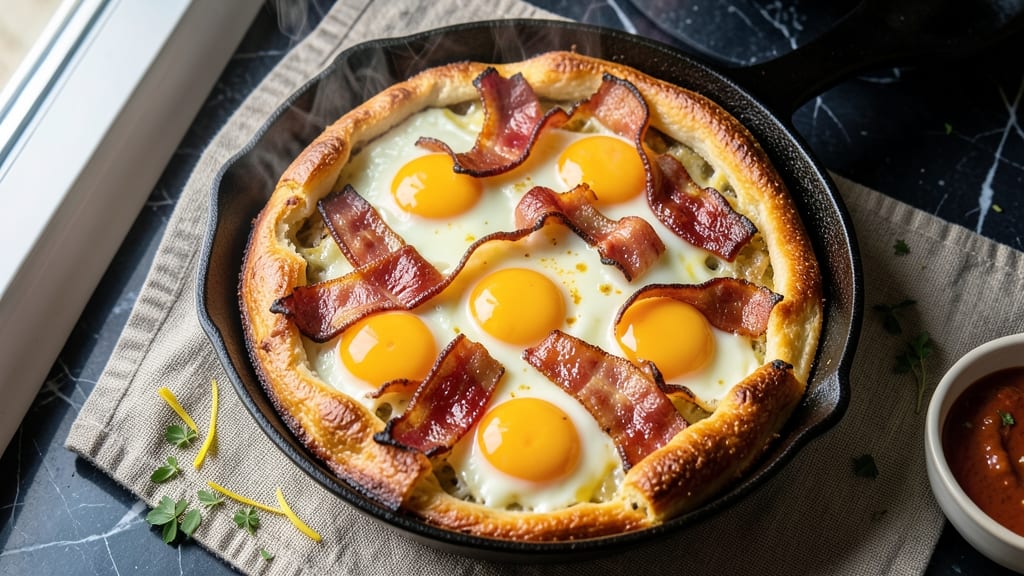 Bacon Egg and Cheese Biscuit Casserole Recipe: Flaky Layers With Crispy Bacon Bites