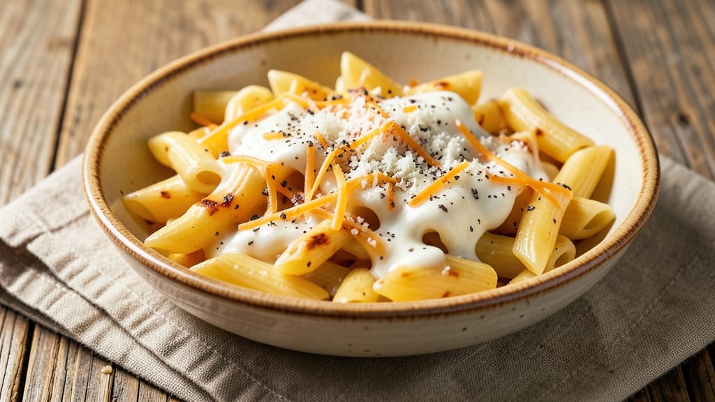Applebee's Three Cheese Penne Recipe: Crispy Breadcrumb Top With Stretchy Cheese Rivers