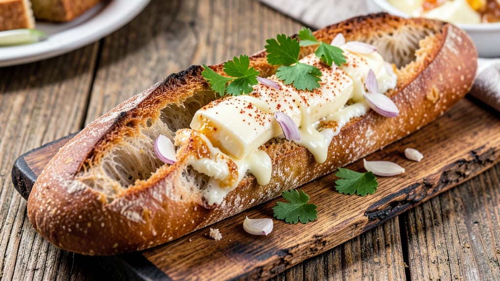 Baguette With Cheese Recipe: Crispy Breadstick Bites Stuffed With Melty Gouda